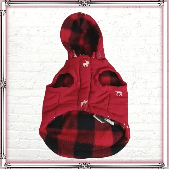 Luv Gear Cold Alert Small Dog Fleece Lined Hooded Vest - Picture 10 of 12